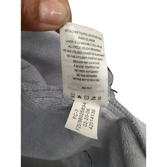 Free Country Women XL Hood  Softshell Jacket – Light Blue Camo – Zip Up Fleece - Picture 10 of 10